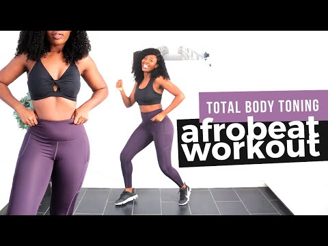 15 MIN Total Body Toning Workout With Weights | Afro Dance Workout thumnail