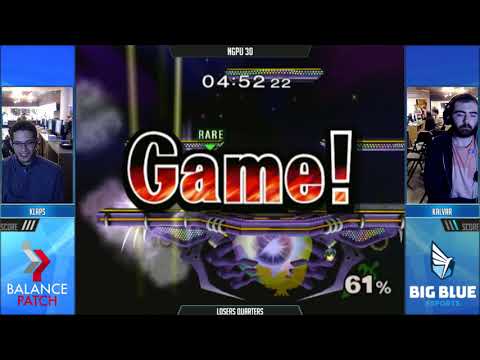 NGPU 30 SSBM - Klaps (C. Falcon) vs. Kalvar (Marth) - Melee LQF