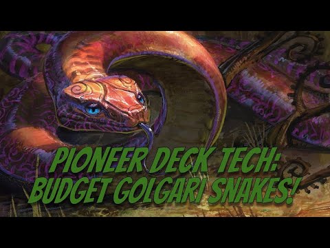 Pioneer Deck Tech: Budget Golgari Snakes!