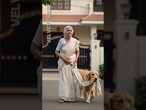 Loyal puppy helps poor grandma in hard times #love #inspiration #mother