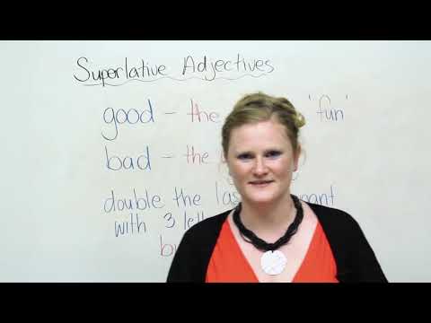 English Grammar   Superlative Adjectives   biggest, best, most beautiful, etc