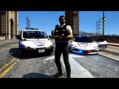 Ferrari et Multipla Police Nationale - COPS LIVE 3 - LSPDFR GTA 5 MODS