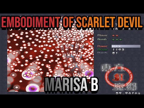 Touhou 6: EoSD - Lunatic No Bomb [MarisaB]