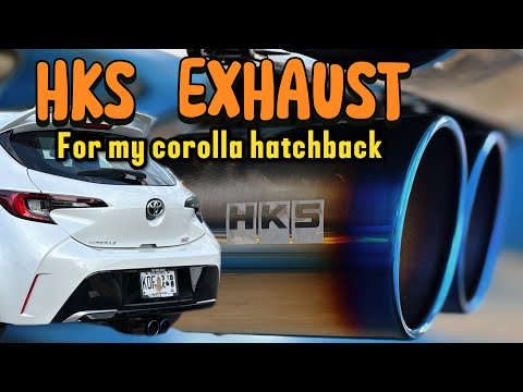 2025 Toyota Corolla Hatchback Gets HKS Exhaust Upgrade!!!!!!