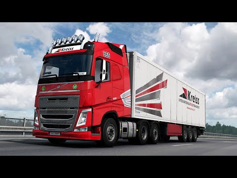 ETS2 1.39 ProMods 2.51 Volvo FH4  Jēkabpils - Tampere