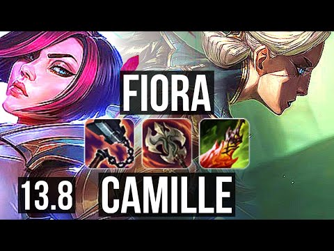 FIORA vs CAMILLE (TOP) | 13/1/5, 700+ games, Godlike, 900K mastery | KR Grandmaster | 13.8