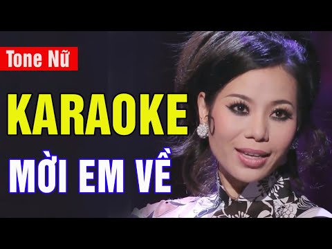 Mời Em Về Karaoke Tone Nữ | Y Phương | Asia Karaoke Beat Chuẩn