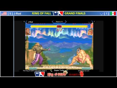 KING OF GGPO 2012 - FALL GRAND FINALS - FIRST TO TEN - J-Rod vs -_-