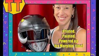 Tina Tries 3D Printing: Helmets 102: Making a Mighty Morphin' Power Ranger  Helmet