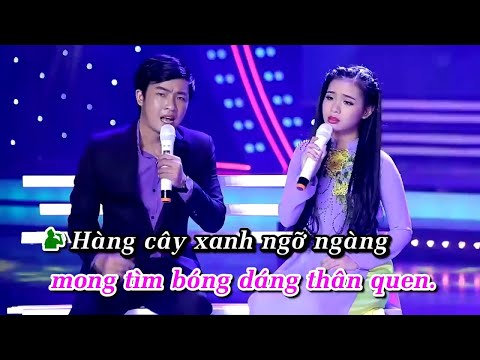 [KARAOKE] Đường Tím Bằng Lăng - Thiên Quang ft Quỳnh Trang