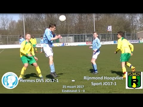 Samenvatting Hermes DVS JO17-1 -  Rijnmond Hoogvliet Sport JO17-1