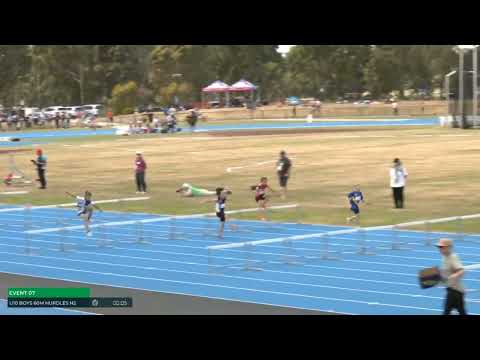Boys U10 60m Hurdles Heat 2: 2025/26 State Combined Event Championships
