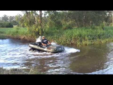 Argo 8x8 Crossing deep floodway