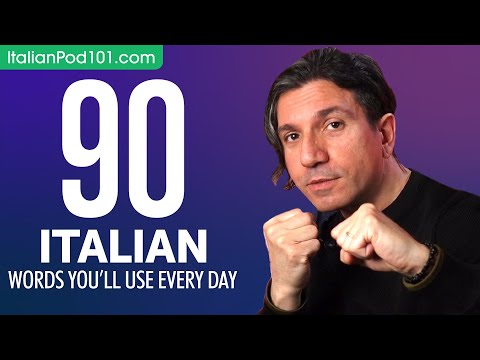 90 Italian Words You'll Use Every Day - Basic Vocabulary #49