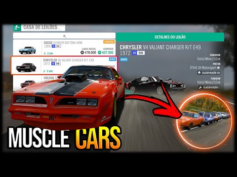 Forza Horizon 4 - CORRIDA de 63KM com MUSCLE CAR de LEILÃO