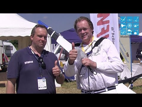 BLUE AIRLINES MERANO 4.4 ASPEN PRO F3J F3B INTERVIEW RALF STEINBACH SEGELFLUGMESSE (2013)