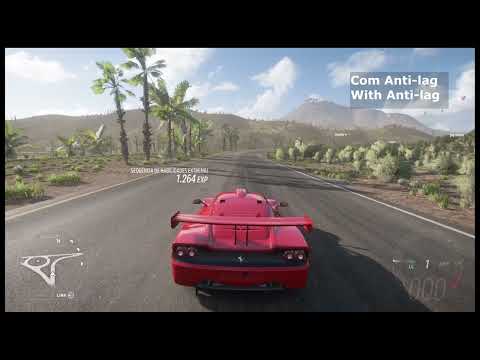 Thumbnail for Forza Horizon 5 - Ferrari F50 GT Top Speed Run (Com x Sem Anti Lag) by Ferrari F50 GT