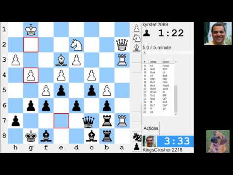 LIVE Blitz #3020 (Speed) Chess Game: Black vs kyrstef in Sicilian: Canal-Sokolsky attack, 3...Bd7