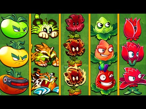 PvZ2 Discovery - Every Plants Evolution NOOB - PRO - HACKER.