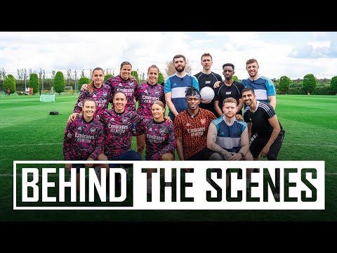 🤣  'If I let a goal in can I have concert tickets?' | Arsenal vs Sidemen | Behind the scenes