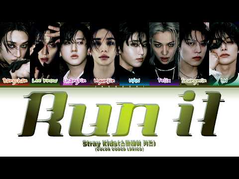 Stray Kids (스트레이 키즈) 'RUN IT' (Color Coded Lyrics)