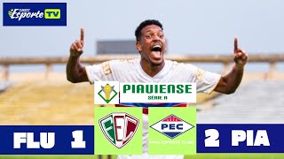 Fluminense- PI x Piauí.  Campeonato piauiense 2026, 2° rodada.  Gols e melhores momentos.