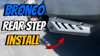 Ford Bronco Rear Step Set