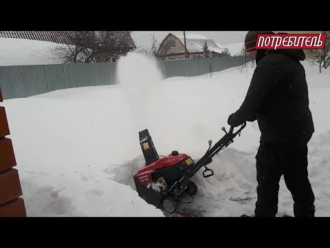 Видео обзор снегоуборщика Honda HS 750 EA