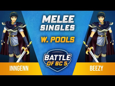 Inngenn (Marth) vs Beezy (Marth) - Melee Singles Winners Pools - Battle of BC 5