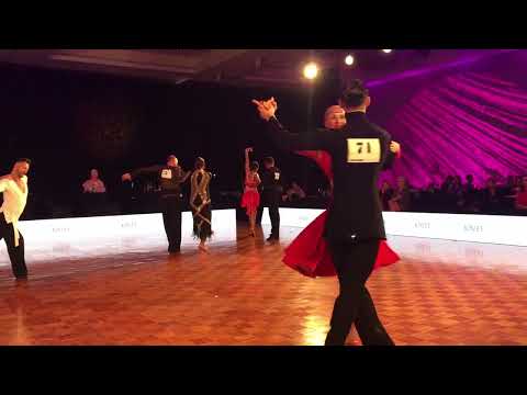 Diana Kicia and Maciej Walczak. Rumba. Warsaw International Dance Championships 2018.