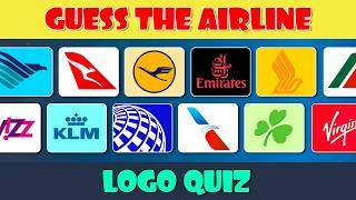 Guess the Airline Logo Quiz ✈️ 50 Airlines