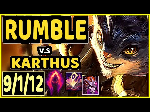 ONFLEEK (RUMBLE) vs KARTHUS - 9/1/12 KDA JUNGLE CHALLENGER GAMEPLAY - KR