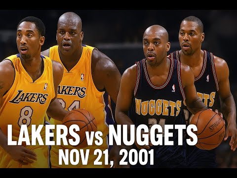 11/21/2001 Los Angeles Lakers vs. Denver Nuggets Kobe Bryant Full game