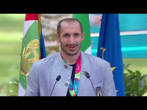 Chiellini's powerful speech after Euro 2020 victory and dedication to Davide Astori || English Cc
