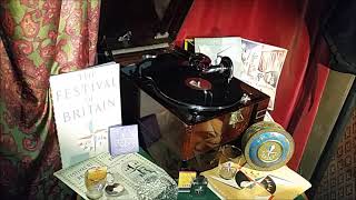 &quot;Don&#39;t make fun of the fair&quot; Noel Coward - satire on the Festival of Britain 1951. HMV114 Gramophone
