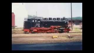 preview picture of video 'Germania - Ferrovie a vapore: Radebeul Ost-Radeburg e Freital-Kurort Kipsdorf (sc.750)'