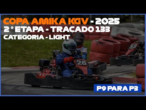 Kartodromo da Granja Viana | Traçado 133 - Copa Amika - 2º Etapa - Categoria Light - P3 #rentalkart