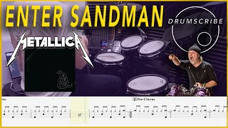 Enter Sandman - Metallica | DRUM SCORE Sheet Music | #000 DRUMSCRIBE