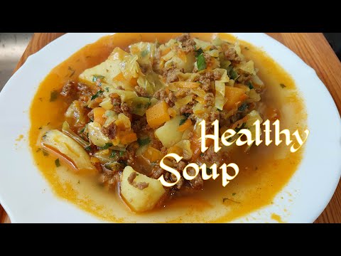My Friend Taught Me How To Make This Healthy Soup/THE BEST SOUP RECIPE