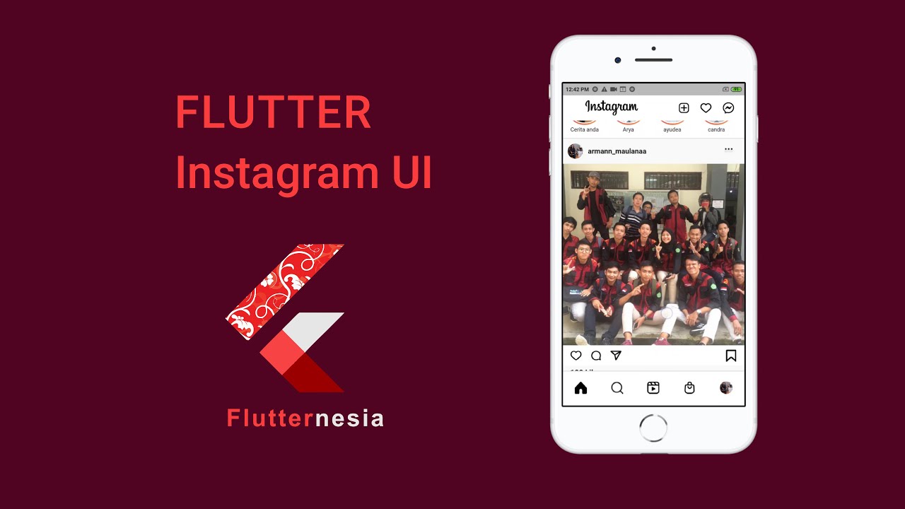 Instagram UI - Flutter - Speed Code