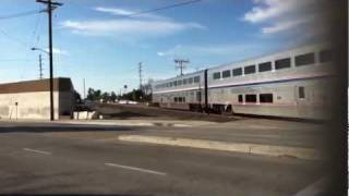 preview picture of video 'Amtrak Train 2, Rosemead, CA'