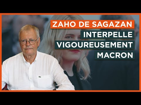 Zaho de Sagazan interpelle vigoureusement Macron