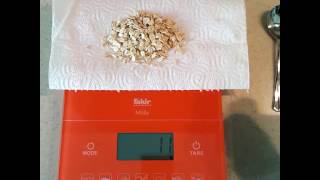 1 yemek kaşığı kaç gram 1 kaşık yulaf kepeği /yulaf ezmesi/labne/yoğurt/ Kaç gram