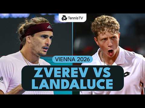 Alexander Zverev vs Martin Landaluce DRAMATIC Match! | Vienna 2026 Highlights