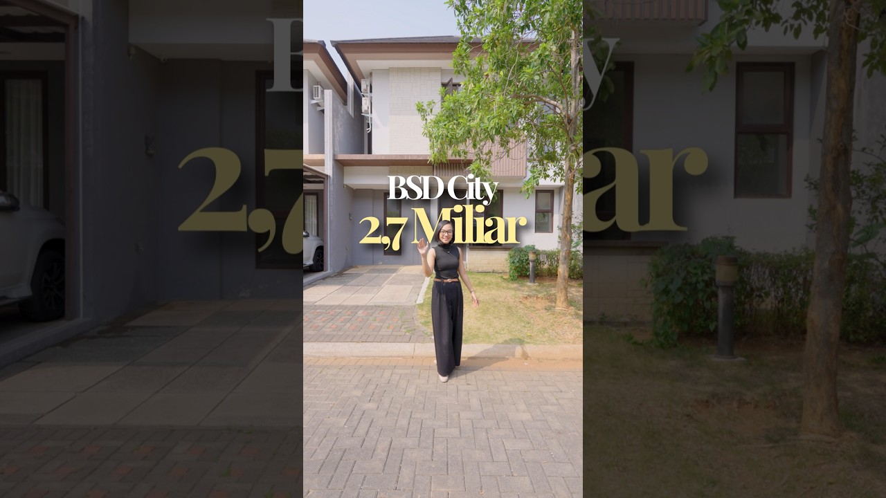 Dijual Murah Rumah 8X15 KT 4 KM 4 Harga Nego The Mozia BSD City