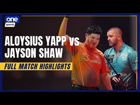 ALOYSIUS YAPP vs JAYSON SHAW | FULL MATCH HIGHLIGHTS | 2025 REYES CUP | OCT 19