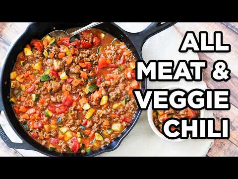 Paleo Chili - All Meat and Veggie Chili