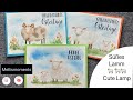 Süßes Aquarell Lamm Und Schaf Einfach Gemalt Sweet Watercolor Lamb And Sheep Simply Painted
