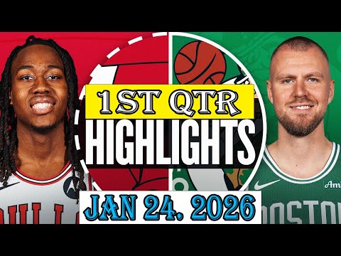 Chicago Bulls vs Boston Celtics 1st Qtr Jan 24.2026 Highlights | NBA hightlight