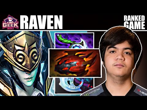 GEEKFAM.RAVEN NAGA SIREN TOO HARD TO COUNTER, NAGA SIREN VS ANTI-MAGE DOTA 2  7.23 GAMEPLAY
